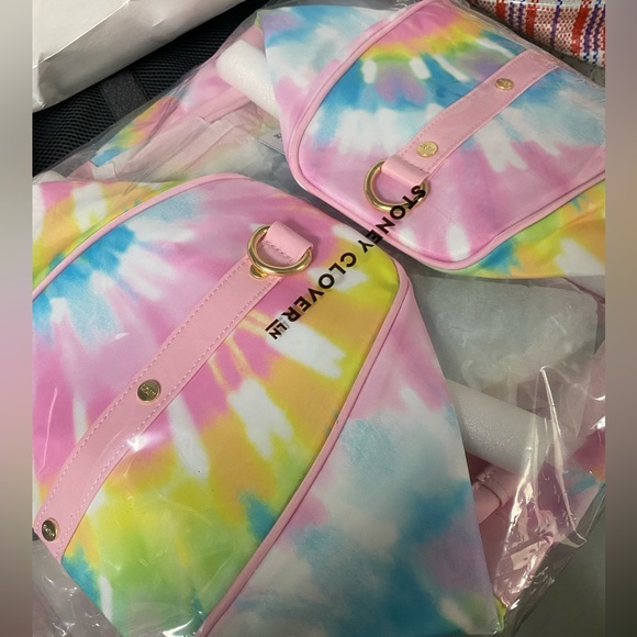 Stoney Clover Lane tie dye duffle bag